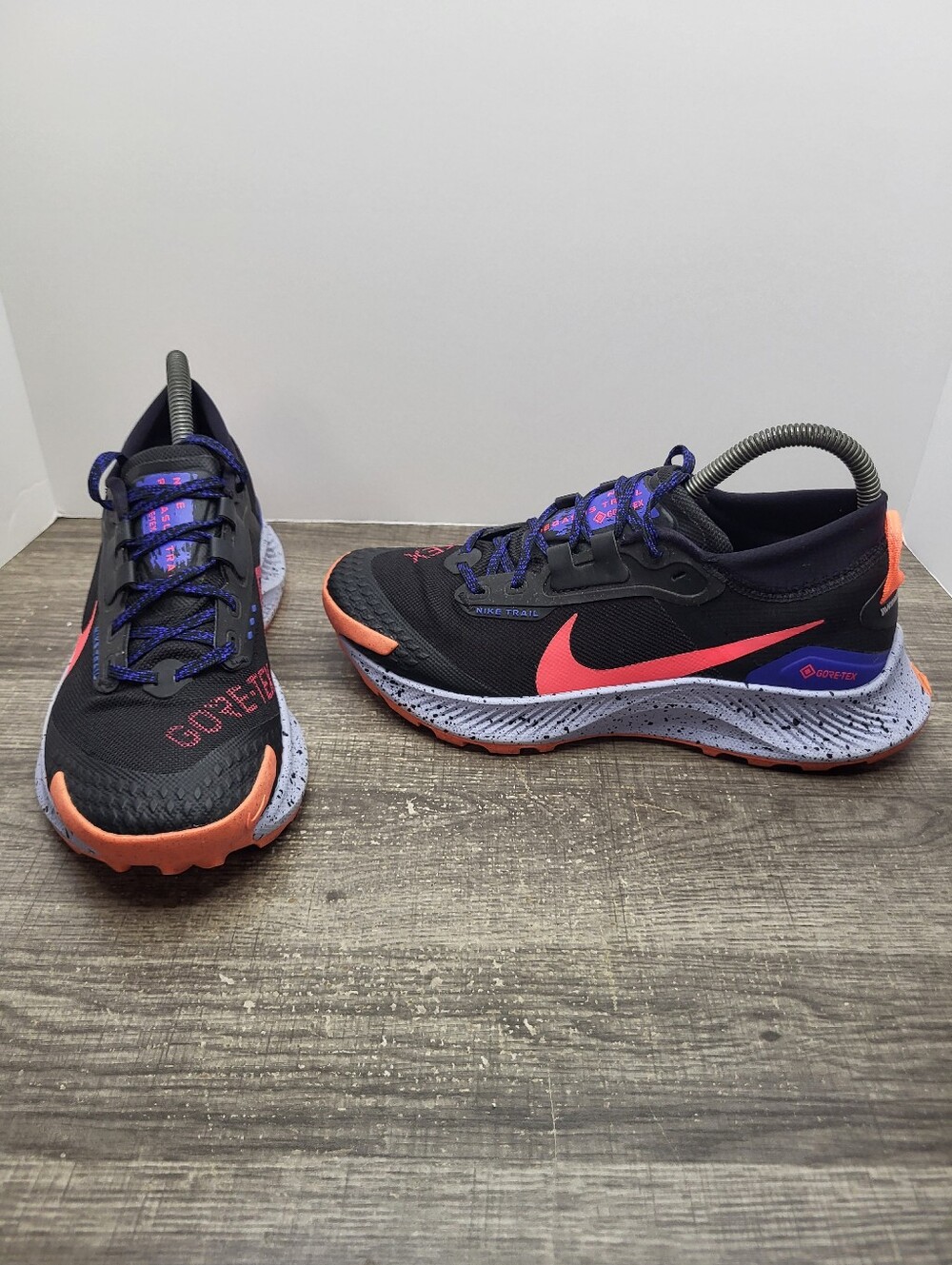 Nike Pegasus Trail 3 Gore-Tex Waterproof Womens Sz 7.5 Trail Running Shoes Black